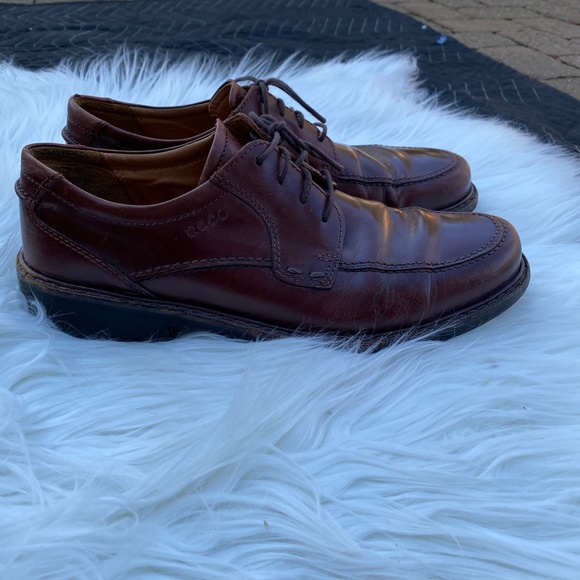 Ecco Lace Up Leather Brown Loafer Dress Shoe main image 11